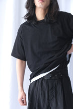 Load image into Gallery viewer, SHEER COTTON REVERSIBLE TEE / WHITE×BLACK