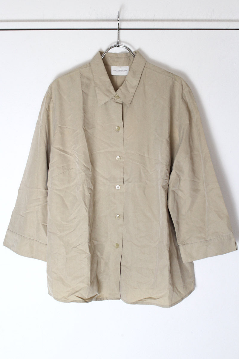 CLAINBORN | L/S FAKE SUEDE BOX SHIRT [USED] フェイクスエードシャツ 