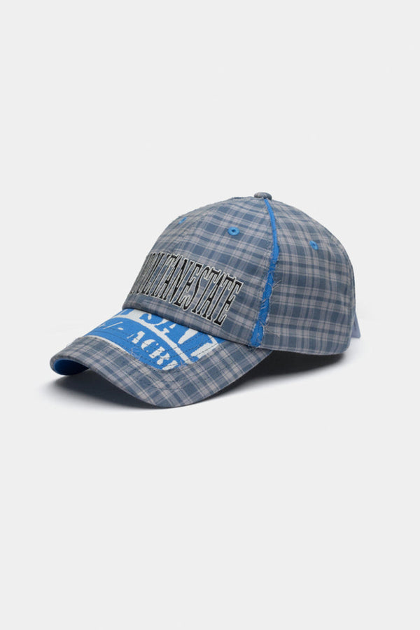 TABLOID CAP / BLUE TARTAN/BLUE [6月入荷予定］