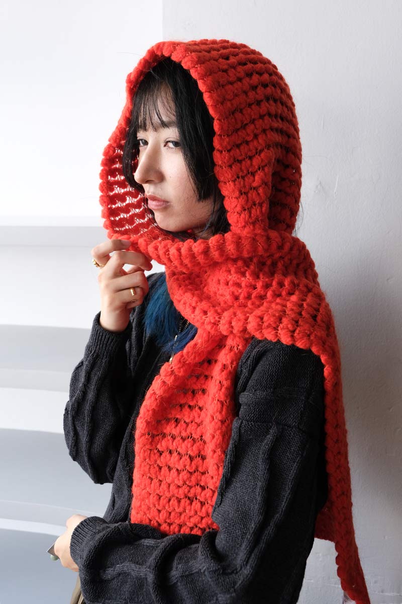 paloma wool Ingrid 付け襟 red小物 - ネックウォーマー