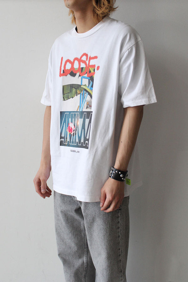 CLAY ARLINGTON - 'ANIMA' S/S TEE / WHITE [60%OFF]