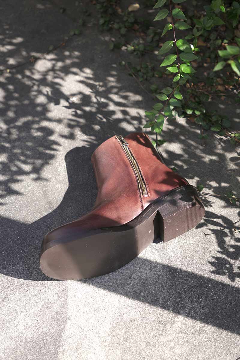 LERATO BOOT / VINTAGE BROWN LEATHER