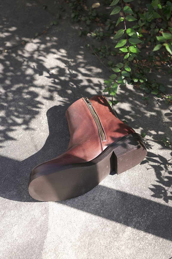 LERATO BOOT / VINTAGE BROWN LEATHER