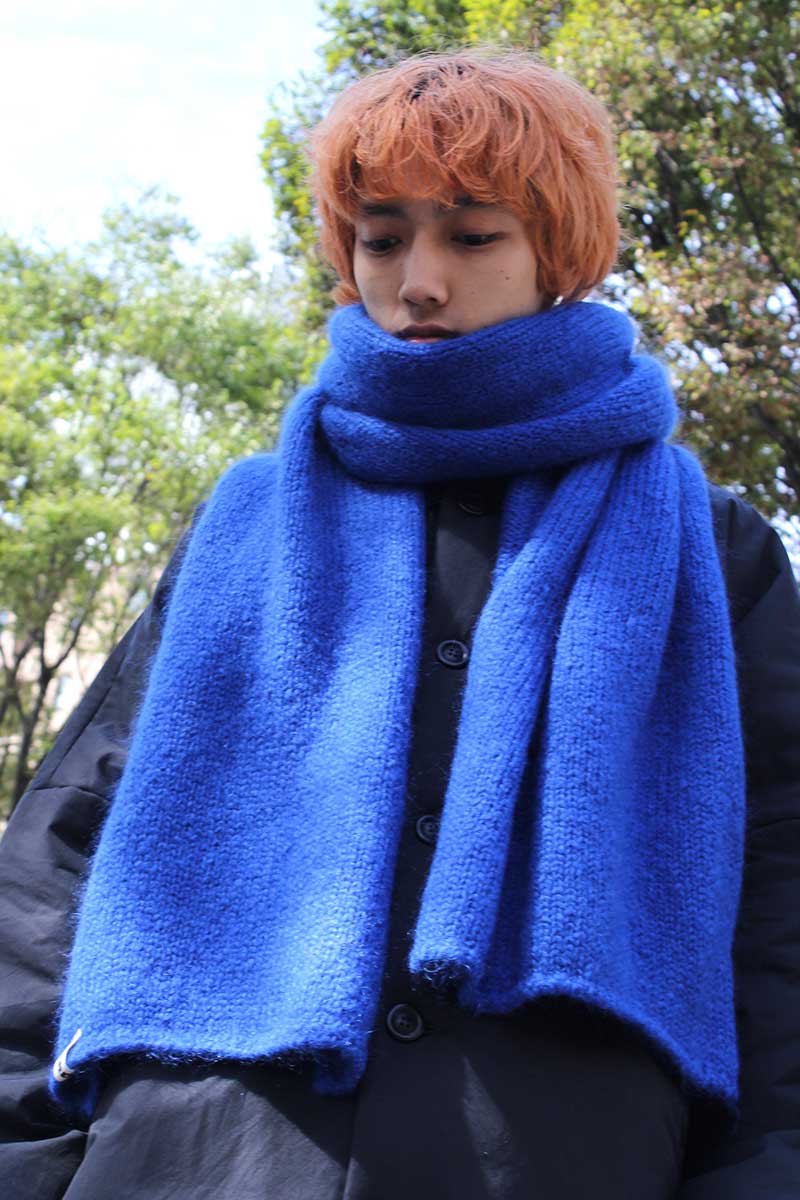 Cordera Mohair Scarf in Majorelle