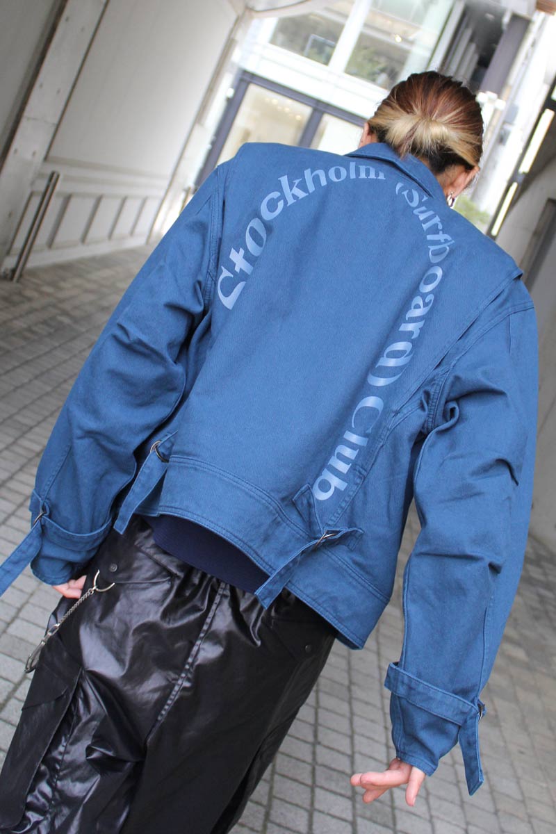 STOCKHOLM SURFBOARD CLUB | WORK JACKET / NAVY ワークジャケット