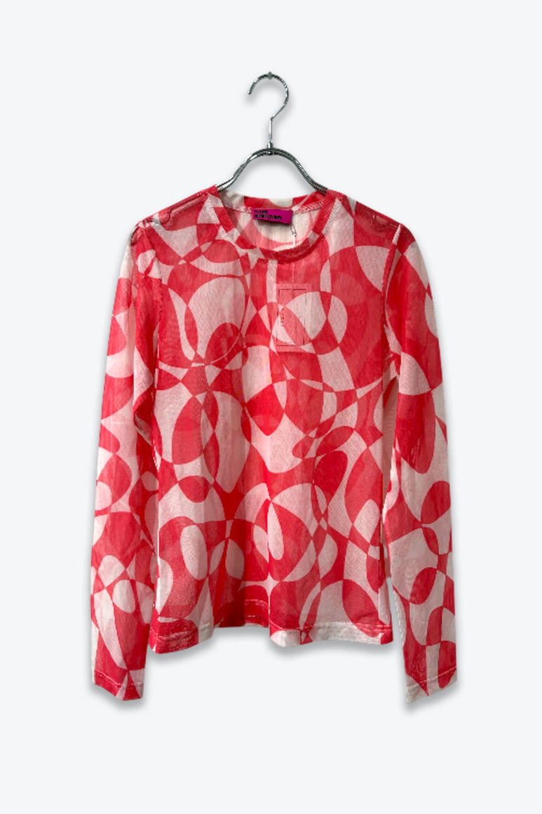 TYLER MCGILLIVARY | L/S GRAPHIC SHEER T-SHIRT [USED]