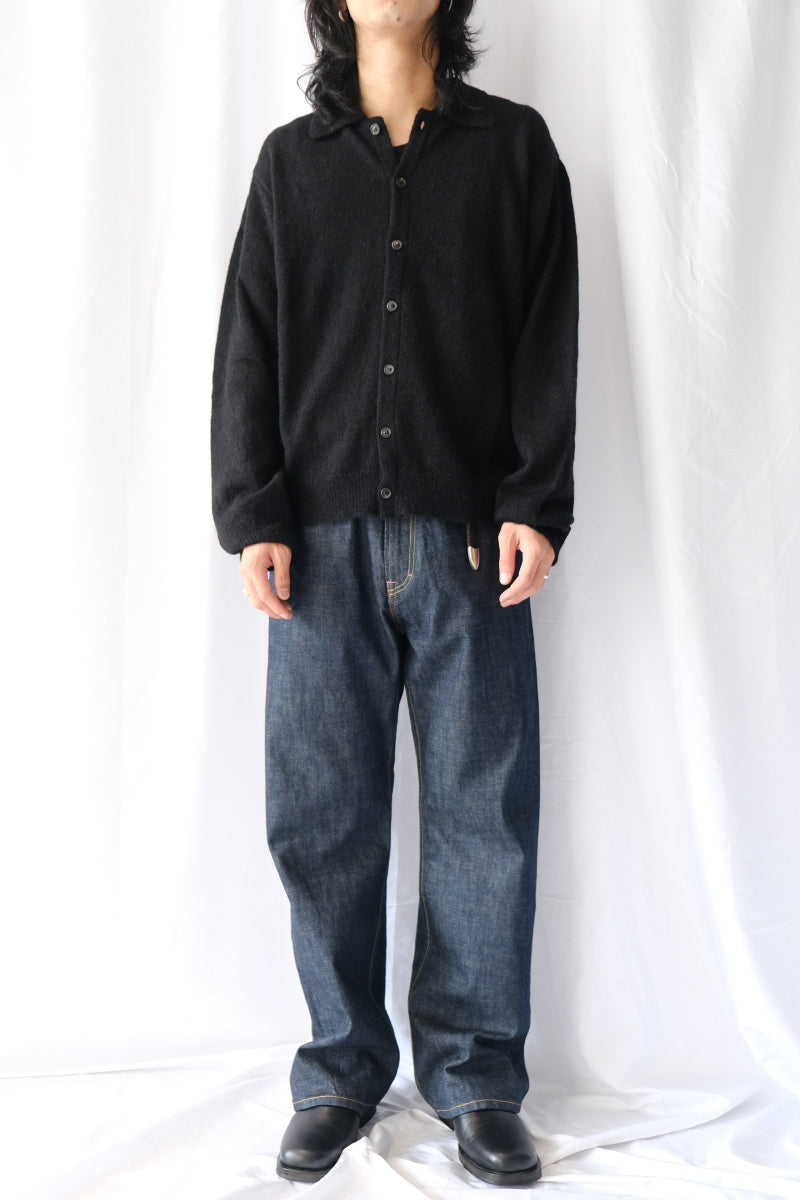 EVENING POLO / BLACK FUZZY ALPCA