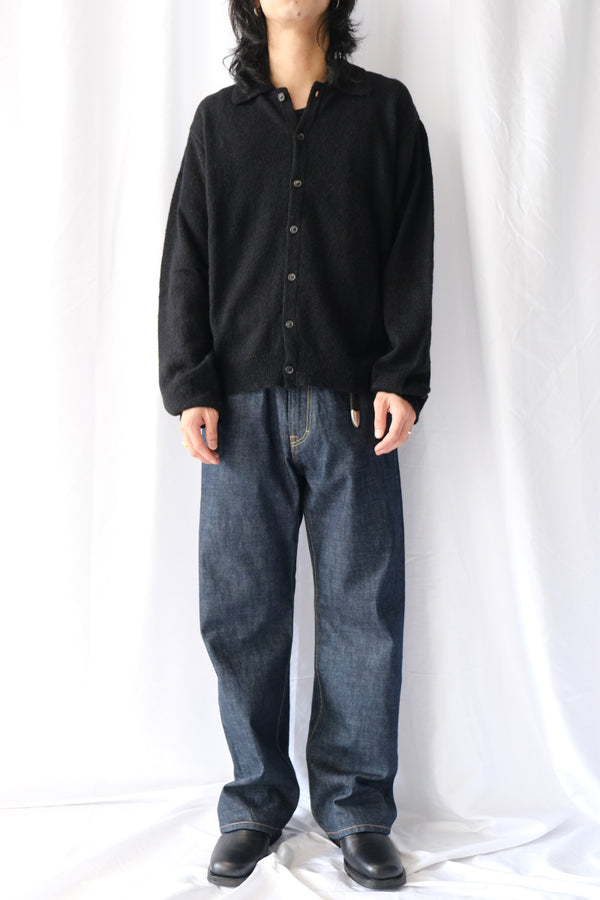 EVENING POLO / BLACK FUZZY ALPCA