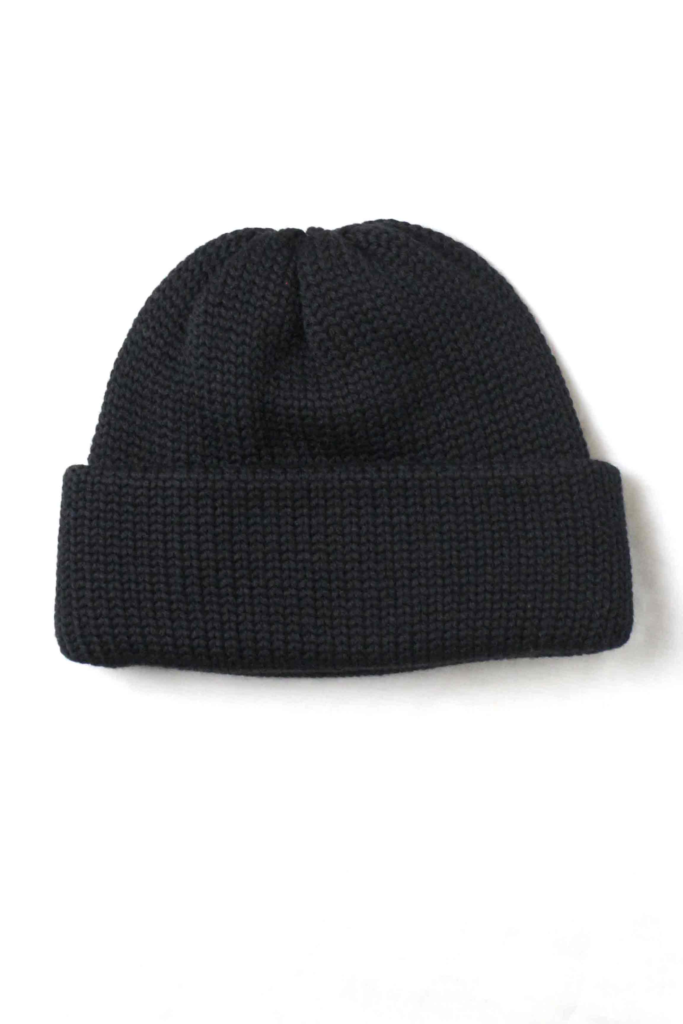 WOOL STANDARD KNIT / BLACK 