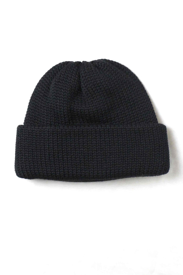WOOL STANDARD KNIT / BLACK 