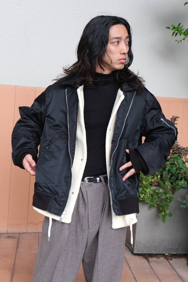 MA-1 REVERSIBLE×BOA / BLACK [20%OFF]