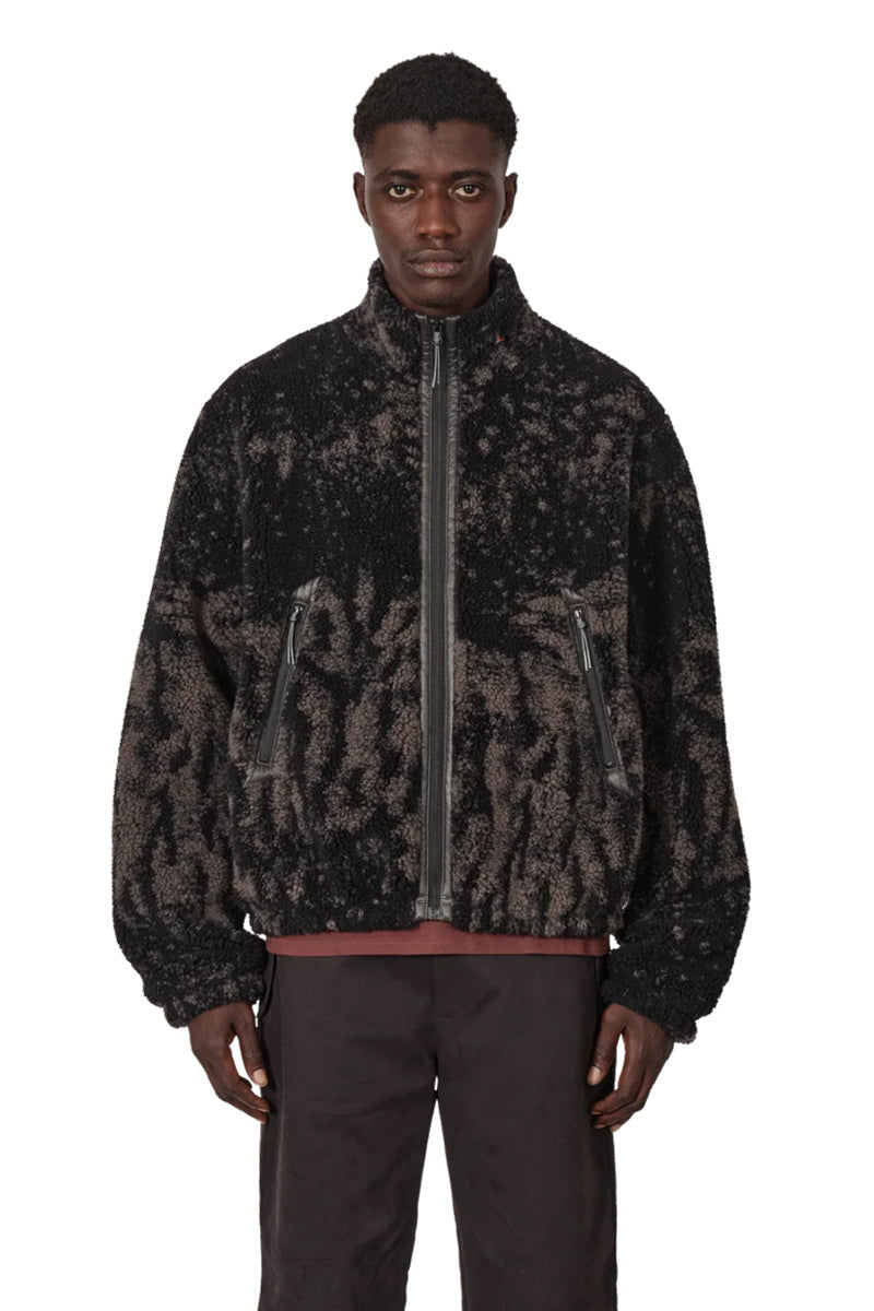 EWE FURRY JACKET / FUZZY DARK BROWN