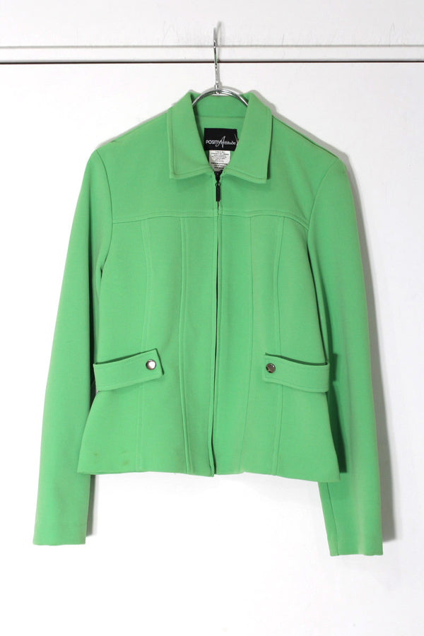 POSITIVE ATTITUDE | MADE IN USA 90'S ZIP JACKET [USED]