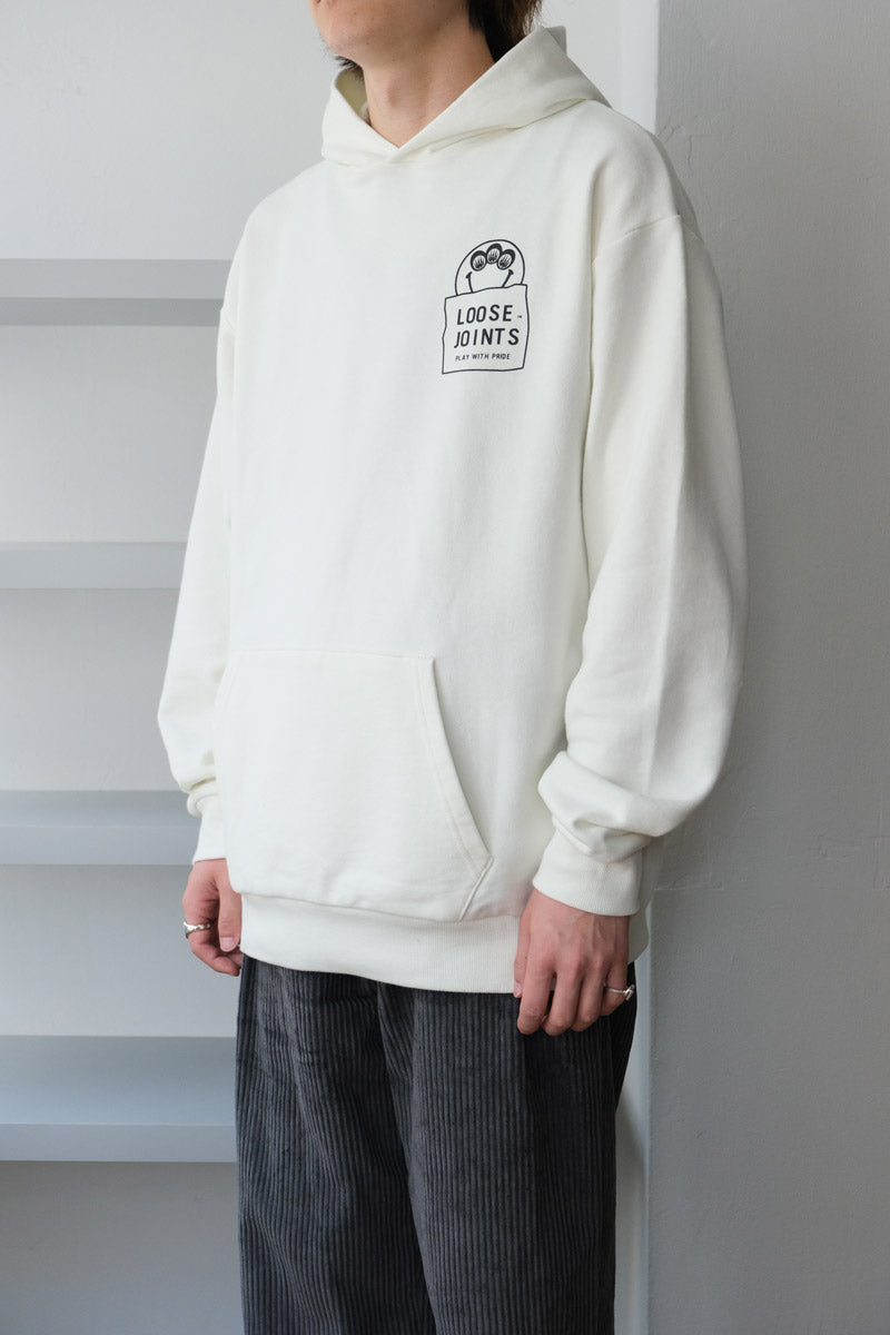 KATSUKI ARAKI -'EYE CONTACT' SWEAT HOODIE / OFF WHITE[60%OFF]