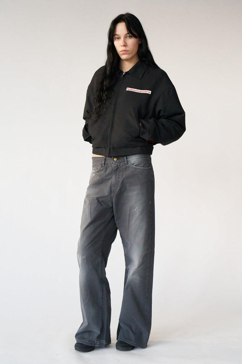 RALF CHINO TROUSERS / BLACK [26AW入荷予定]