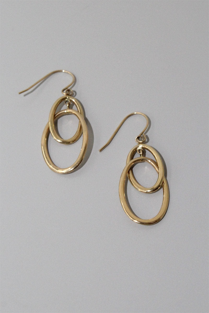 14K GOLD EARRINGS 1.61G / GOLD