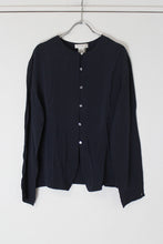 画像をギャラリービューアに読み込む, LIZ CLAIBORNE | L/S RAYON NO COLLAR SHIRT [USED]