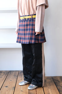 CHECK SKIRT / RED BLUE CHECK [30%OFF]