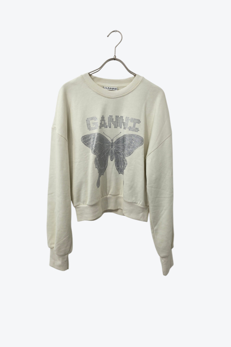GANNI | MADE IN PORTUGAL CROPPED SWEATSHIRT [USED]