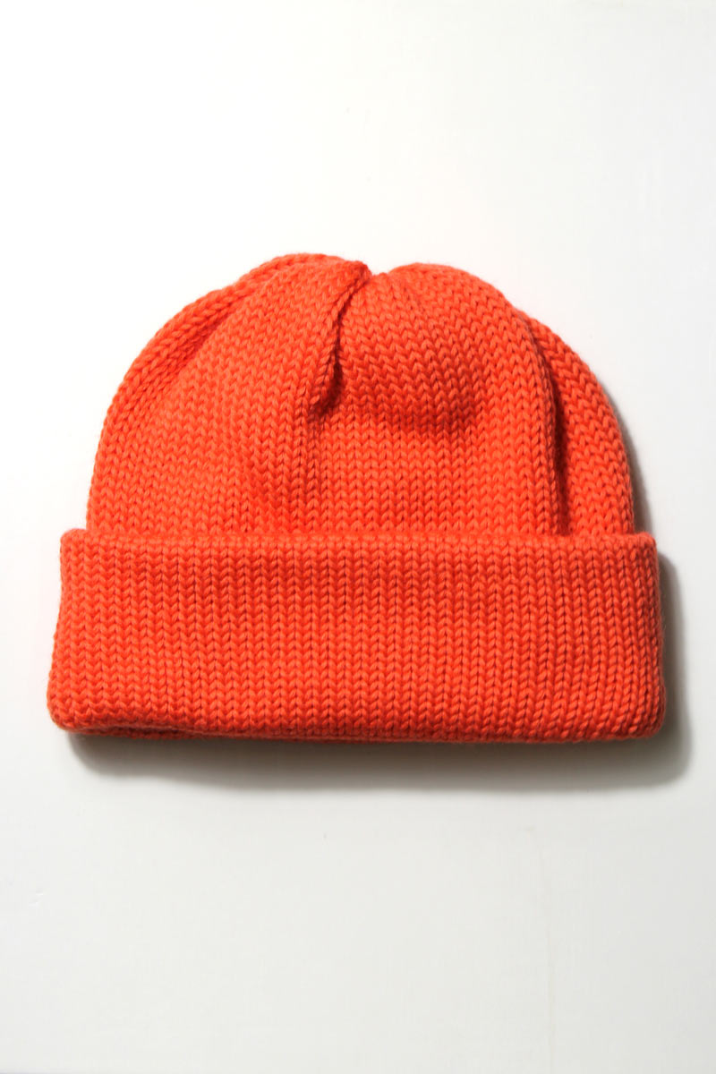 COMESANDGOES | WOOL STANDARD KNIT / ORANGE ウール3ゲージ