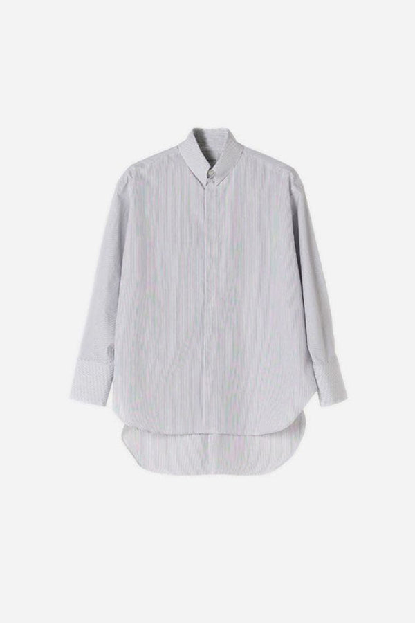 REGULAR FIT TAB COLLAR SHIRT / WHITE ST [26AW入荷予定］