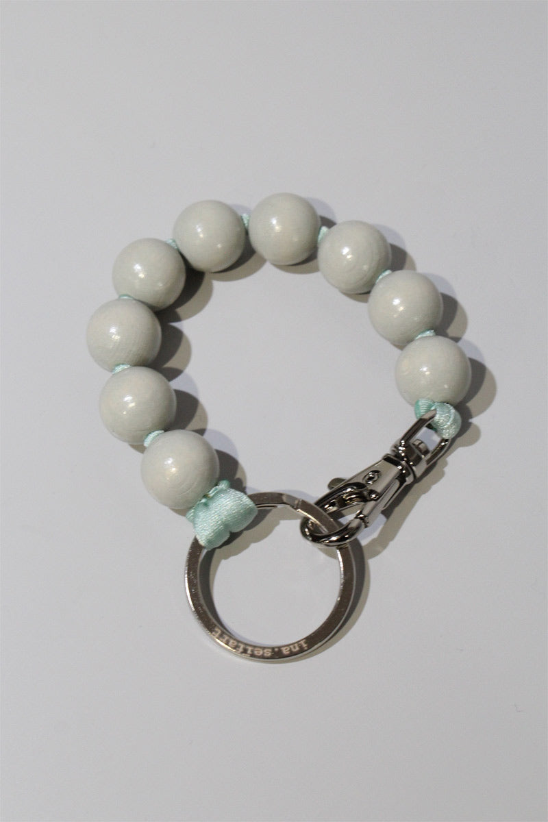 DICKE PERLEN SHORT KEYHOLDER / LIGHTGREY