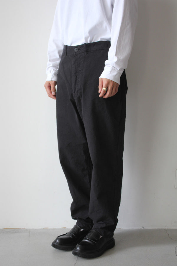 DOUBLE DYED AH PANTS-TOUGH COT / ONYX [20%OFF]
