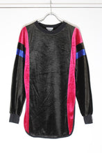 Load image into Gallery viewer, SYMMETRY | 80&#39;S L/S VELOUR SWEATSHIRT [USED]