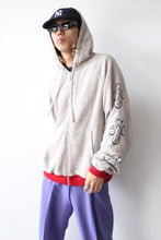 Load image into Gallery viewer, JAJA ZIP HOODIE / GREY MELANGE