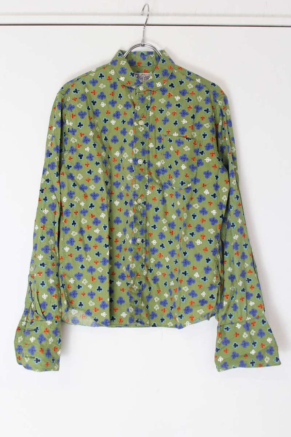 LADY E&W | MADE IN USA 60'S L/S PATTERN SHIRT [USED]