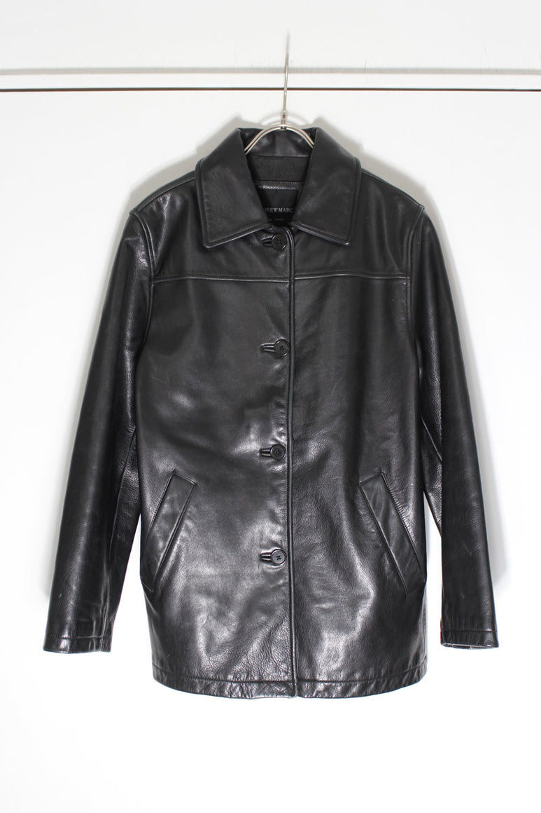 ANDREW MARC | 90'S LEATHER JACKET [USED]