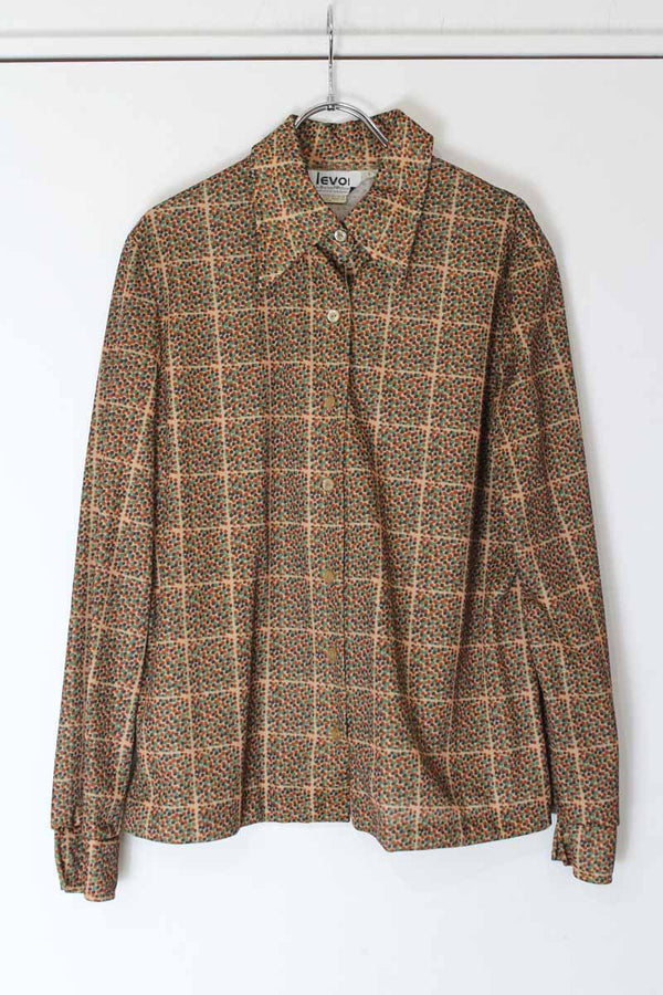DEVON | 70'S L/S PATTERN SHIRT [USED]
