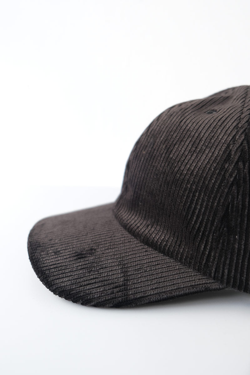 CORDUROY CAP / BLACK