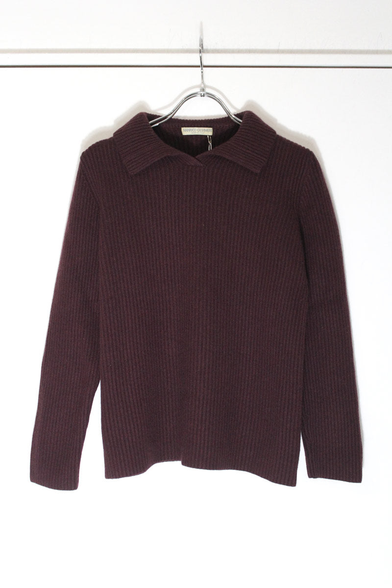 MANRICO CASHMERE | MADE IN ITALY 90'S CASHMERE KNIT SWEATER  [USED]