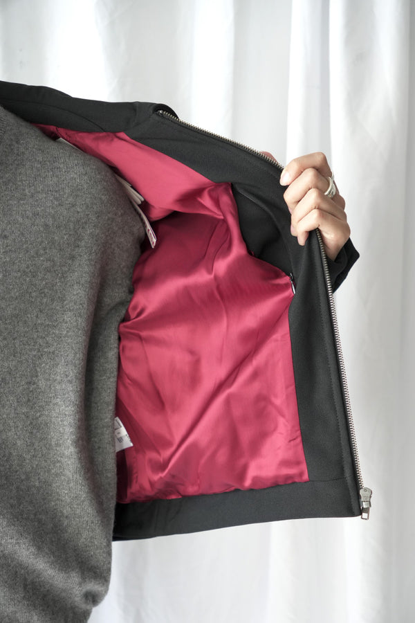 ALVA CROPPED PUFF JACKET / BLACK