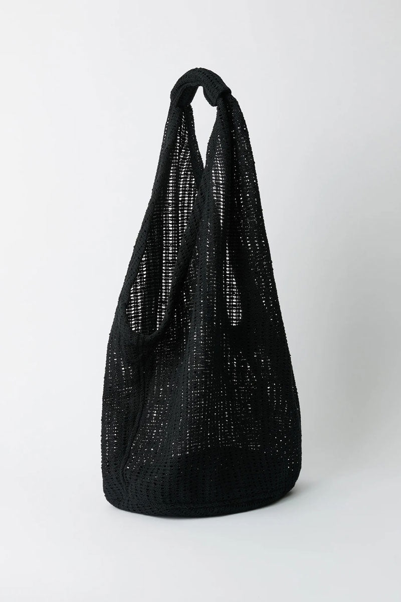 DRIP BAG / BLACK ROMANTIC CROCHET