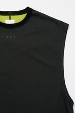 Load image into Gallery viewer, LOGO SLEEVELESS CUT-SEW .11 / BLACK