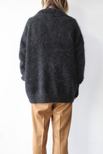 Load image into Gallery viewer, MOHAIR DOUBLE HIGH NECK P/O KNIT .12 / CHARCOAL