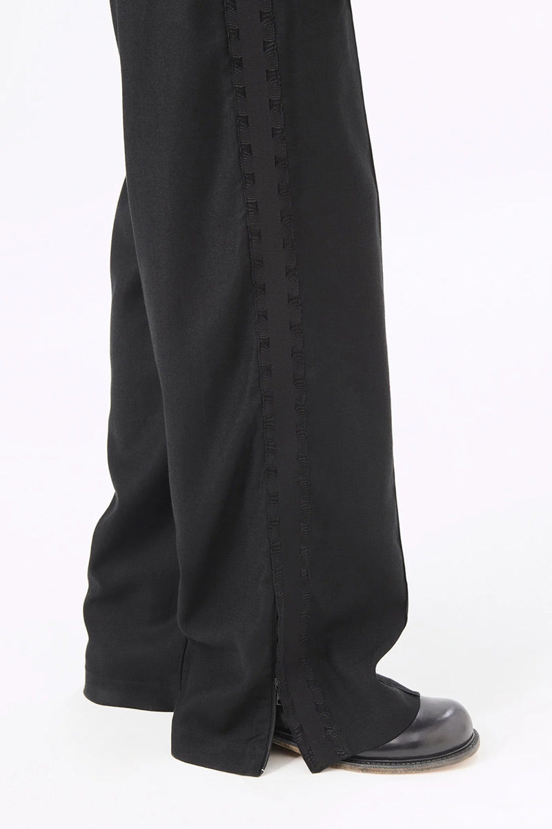 OUR LEGACY BRROWED CHINO / BLACK CHALK STRIPE SLACKS STOCK