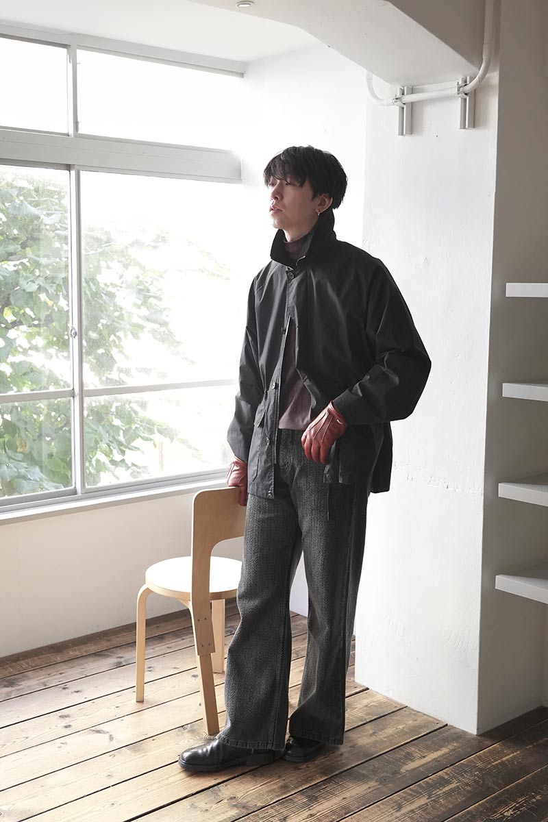 FISHING JACKET WAXED COTTON / BLACK [Kobe store]
