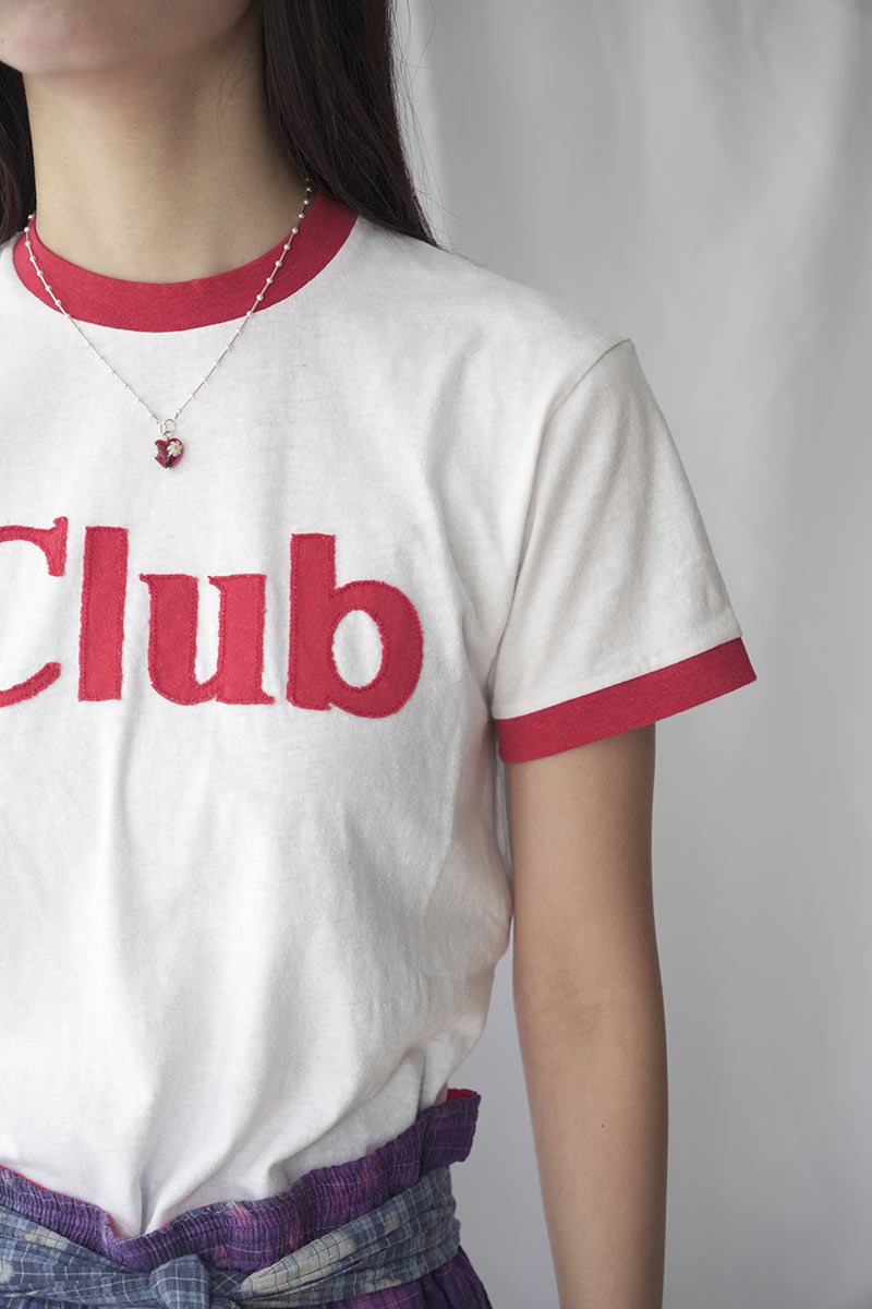 RINGER TEE / WHITE