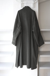 S17 NO.65 HEAVY WOOL OVERSIZED COAT / GREEN [金沢店]