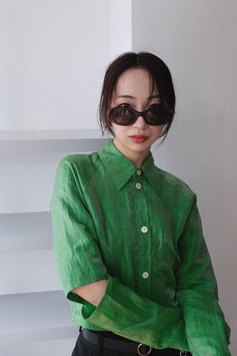 ORBIT SUNGLASSES / CHARCOAL ACETATE [20%OFF]