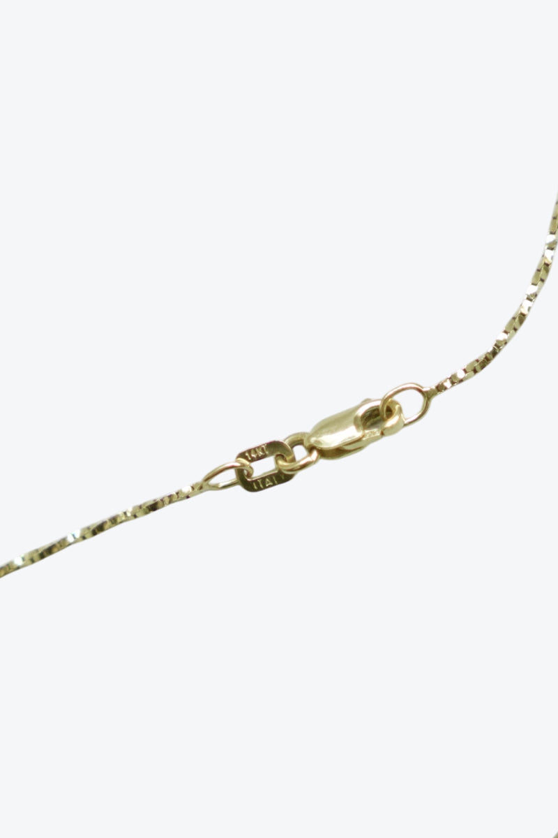 MADE IN ITALY 14K(585) GOLD NECKLACE 2.24G / GOLD