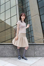 画像をギャラリービューアに読み込む, LAI MIDI PLEAT SKIRT / ECRU