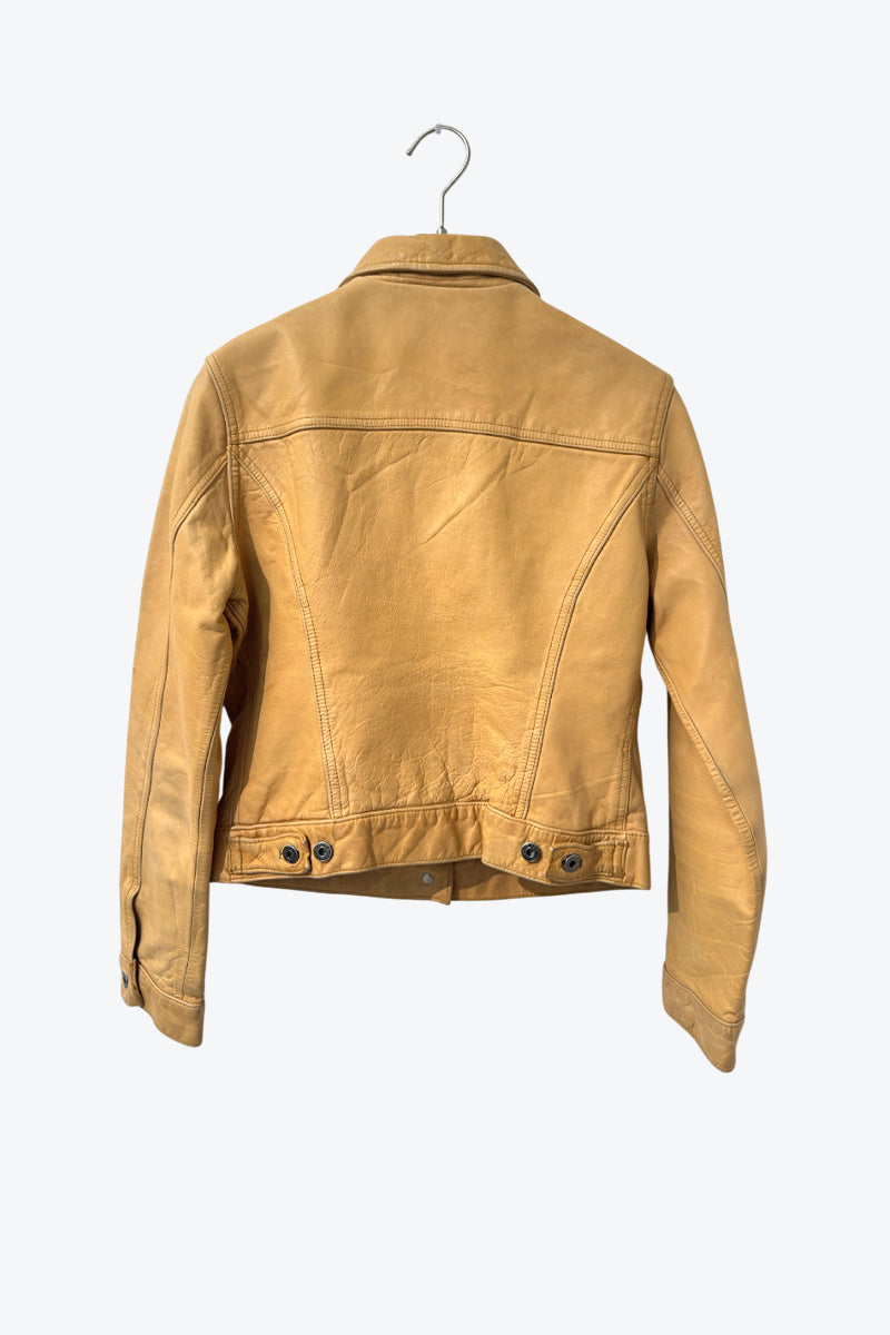 GAP | Y2K EARLY 00'S LEATHER JACKET [USED]