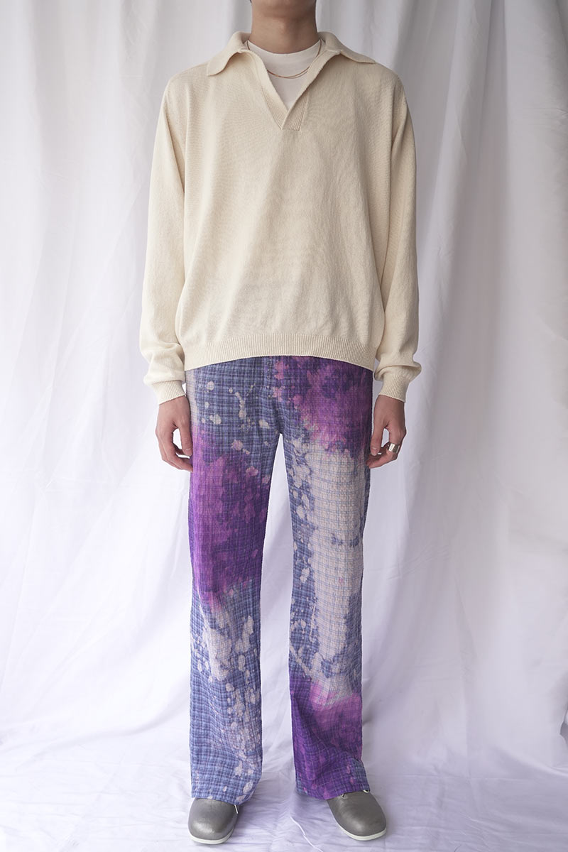 CLEO PANTS / BLUE CHECK