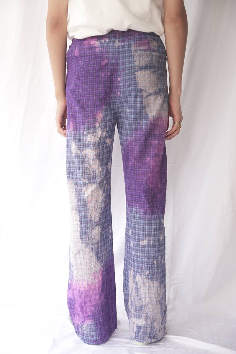CLEO PANTS / BLUE CHECK
