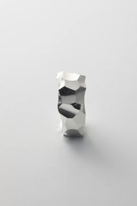 RAUK RING NARROW / CARVED SILVER
