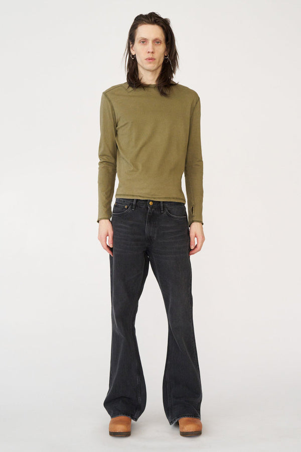 THEO PATCHWORK TOP / GREEN [26AW入荷予定]